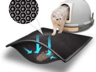 Alfombra de arenero de Gato con doble capa impermeable 60x45cm