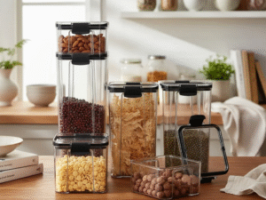 Set de 10 Recipientes Organizadores Plásticos Herméticos