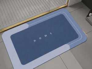 Alfombra de Baño Super Absorbente Antideslizante 60x40cm (Azul)