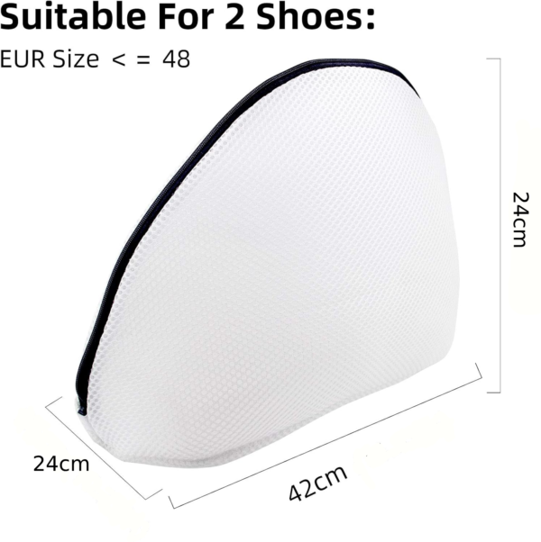 Bolsa Malla para Lavar Zapatos y Ropa Delicada – Protección Lavadora - Image 2