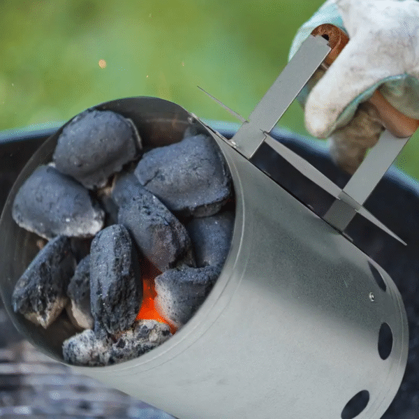Iniciador De Carbón Parrilla - Encendedor De Carbón - Metal - Image 2