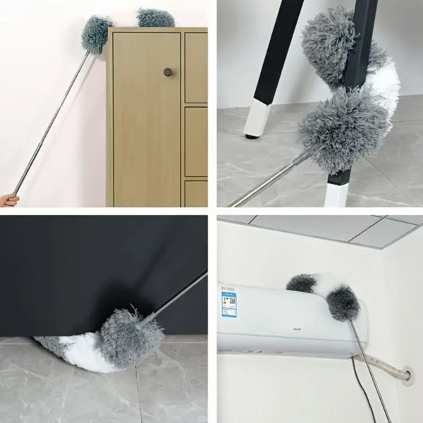 Plumero Extensible Telescópico 2,4m Microfibra Lavable - Image 2