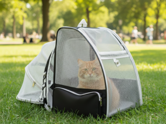 Mochila Transportadora Para Gato Perro Mascotas Expandible