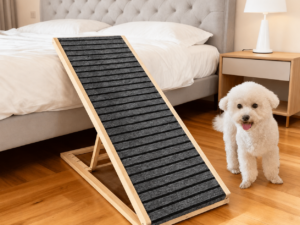 Rampa Para Mascotas Antideslizante Plegable Con Altura Ajustable 60cm