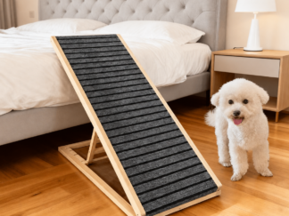 Rampa Para Mascotas Antideslizante Plegable Con Altura Ajustable 60cm