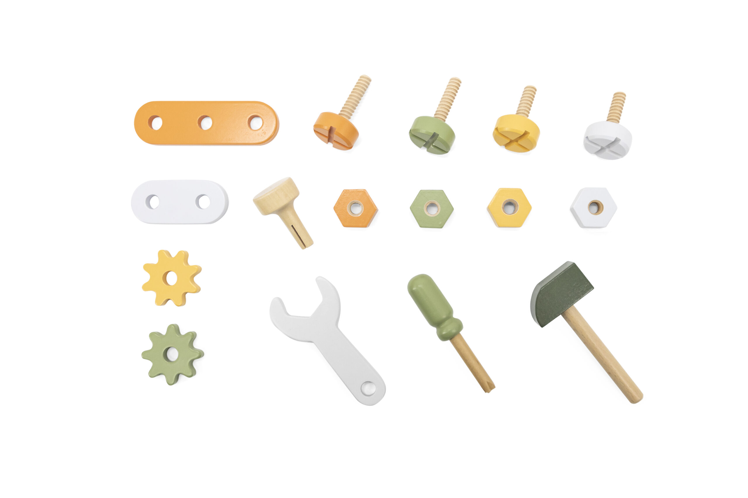 Set Herramientas Madera Niños PolarB 16 Piezas - Image 2