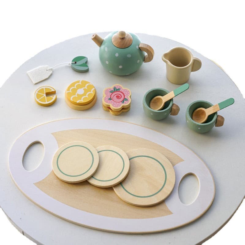 Juego De Te Madera Infantil Colores Pasteles - Image 2