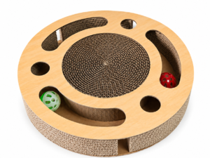 Rascador Para Gatos Circular Con Pelotas 33 Cm