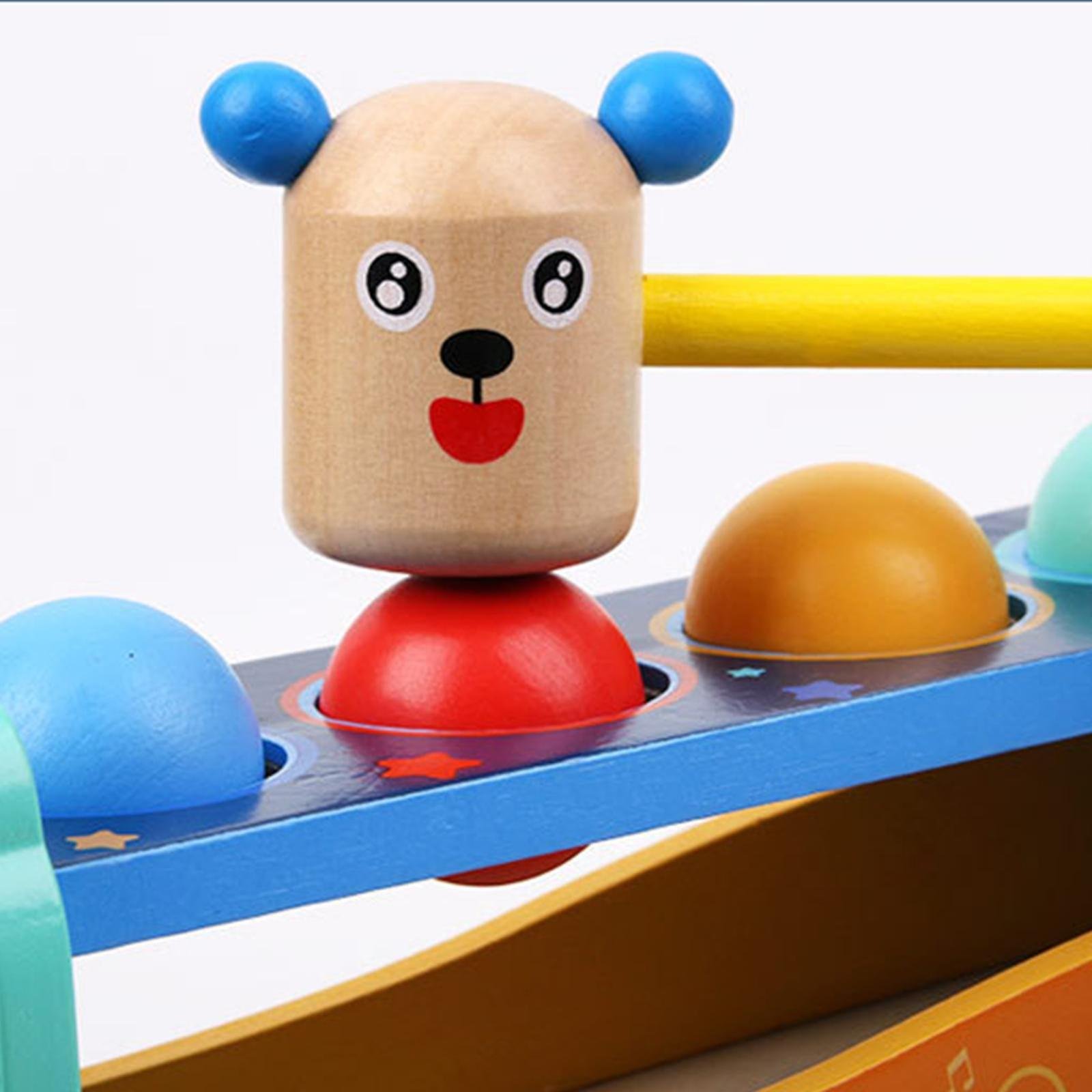 Juego de Martillo con Pelotas de Madera | Didáctico - Imagen 3